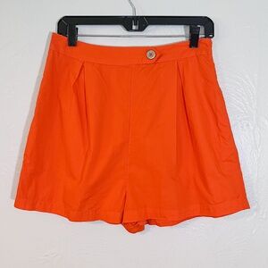 NWT Anthropologie Maeve Pleated Poplin Shorts Size 6